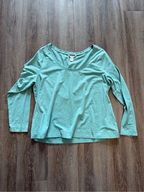 Athleta Long Sleeve Scoop Neck Shirt Womens 1X